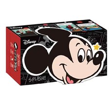 明基健康生活 幸福物語 迪士尼系列平紋洗臉巾 - 米奇, 50抽/盒, 165mmx200mm, 1盒