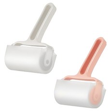 PEONIST 迷你除塵滾筒 白色 + 粉紅色套組, 1套