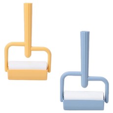 PEONIST 彩色外殼黏毛滾筒 黃色 + 藍色組, 1套