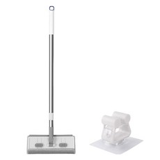 MONACO OLIVE Hanaro 多合一窗戶清潔刷 + Easy 拖把掛架組 白色, 1套