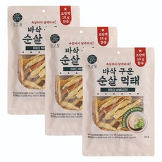 KANGGOJIP 酥烤明太魚乾 BBQ烤肉味, 45g, 3包