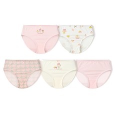 unifriend 女童用 Sweet Candy 學生三角內褲5件組