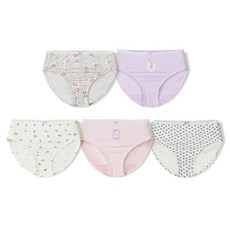 unifriend 女童雪酪學生三角內褲5件組