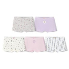 unifriend 女童雪酪學生四角內褲平口褲5件組