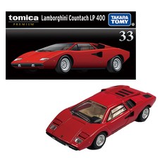 TOMICA Premium 33 藍寶堅尼 Countach LP 400 玩具, 1個, 混和色