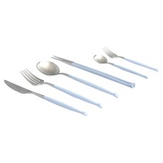 CRISTEMA 波浪餐具6件組, 藍色, 1套, 餐具6件組