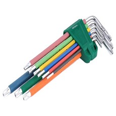 SATA 彩色手柄長星型扳手9件組 09702CH, 1套