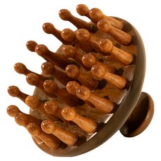 Hawaiit 原木刮痧頭皮按摩器, 單一顏色, 1個