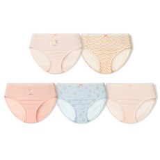 unifriend 女童 Petit Cat 學生三角內褲5件組