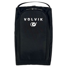 Volvik 經典款高爾夫球鞋袋 運動鞋袋, 黑色, 1個