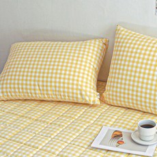 Lucid Sleep 韓國製柔軟夢幻格紋四季枕頭套