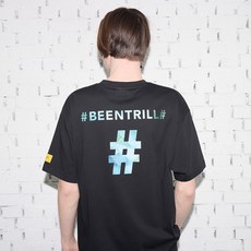 Beentrill Urban Gardening 水彩印花寬鬆版型短袖T恤 BA242TS013
