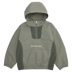 YALE KIDS 兒童經典撞色連帽套頭風衣夾克 YJCCHDE13240