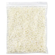 유니아트 대용량 반쪽진주 원 10mm 세트, 혼합색상, 1세트