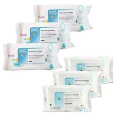 PURE SUNDAY Sunwoo Land 小蘇打抹布濕巾3入 + 濕拖巾3入組, 1套