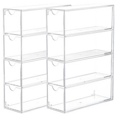 ROJI 抽屜式眼鏡太陽眼鏡4層收納盒, 2個