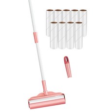 麻雀屋長度調節對角切割膠帶清潔劑 Doldol + 10 個補充裝, 粉色, 1組