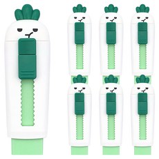 ii GEN 一正 慵懶無力滑動橡皮擦, 蘿蔔, 7個