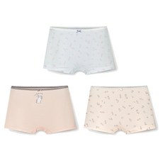 unifriend 女童花園兔莫代爾四角內褲3件組