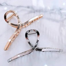 noid-b 霧面金屬鯊魚夾2件組