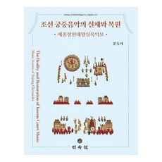 朝鮮宮中音樂的實體與復原：世宗莊憲大王實錄樂譜, 文淑姬, 民俗院, 文淑熙 (作者), 「朝鮮宮廷音樂的真實與復原」