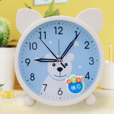 WE CHAMP 可愛白熊靜音夜燈鬧鐘, WTB-371