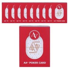 AAHM AA Plus 撲克尺寸卡牌, 米色, 10個