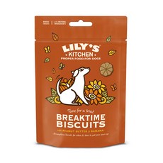 LILY'S KITCHEN 莉莉廚房 休憩餅乾 犬專用, 1包, 80g, 香蕉花生