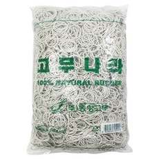 고무나라 고무밴드 1kg 40 x 1.3 mm, 흰색, 1개