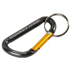 썬키 카라비너 원터치 SCB-660, 건메탈(SCB-660SM), 1개