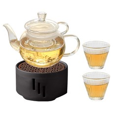 티이야기 앨리스 티포트 + 봄잔 2p + 무광 워머 세트, 1세트, 티포트 + 티워머 + 봄잔 2p, 혼합색상