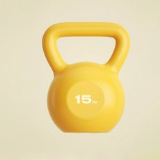 라도스트 필라테스 커틀벨, 옐로우, 1개, 6.8kg