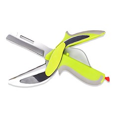 WE CHAMP 多功能強力不鏽鋼砧板剪刀 WTB-599 綠色 廚房剪刀 多用途剪刀, 24.5 x 6.5 x 3cm, 1支