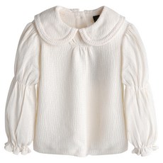 moimoln 女童款Rea翻領雪紡衫 241BLG33P