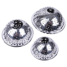 Livingglory 不鏽鋼多用途蒸架 中 25.5cm + 大 29cm + 特大 31cm 套組, 1套