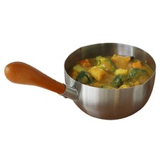 HAYAKU 不鏽鋼牛奶鍋 單柄鍋, 12.6cm, 1個, 混合色