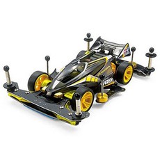TAMIYA 田宮 Neo VQS VZ Advanced 電動軌道車 95598, 1個, 黑色 + 黃色 + 透明黃色