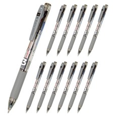 monAmi Flip3 原子筆 0.5mm, 12個, 煙燻灰