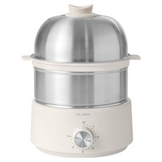 CLAPA 雙層全不鏽鋼雞蛋蒸鍋 可分離式電源線, CES-232W