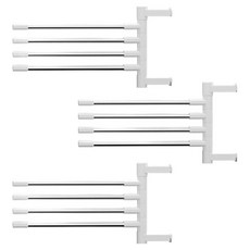 Haegang Corporation 折疊式抹布晾乾架 4層, 白色, 3個