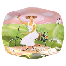 Yamida 我的日常 洛可可託盤 BJ4033-401, 1個, 混合色