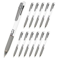 monAmi Flip3 原子筆 0.38mm, 12個, 煙燻灰