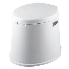 老人露營用移動式馬桶座 便攜式馬桶, 白色, 1個