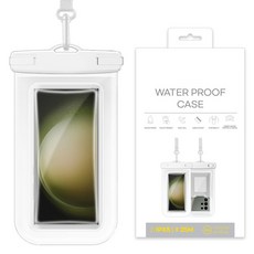 Clear Glasse The Daum 手機防水袋, 白色, 1個