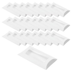 Mamiru 枕頭造型謝禮半月形透明窗禮盒, 白色, 25個