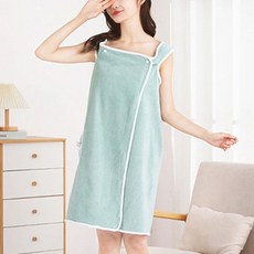 마더브띠 여성용 나시 원피스 목욕수건 78 x 132 cm, 그린, 1개