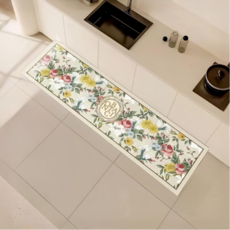 비비드하우스 때타지 않는 방수 플라워 대형 주방 매트, TYPE B, 1개