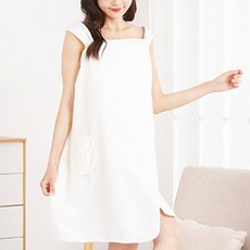 Mother Beutti 女性用無袖連身裙浴巾 78 x 132 cm, 1個, 象牙白