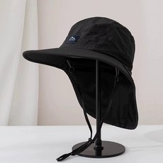 캠피캠 야외 등산 모자, 블랙