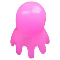 B2WIN 舒緩頭皮蜜蠟樹脂章魚按摩器 小型, 粉紅色, 1個